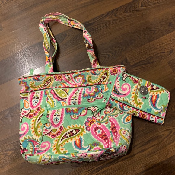 Vera Bradley Handbags - Vera Bradley Tutti Frutti small tote and wallet